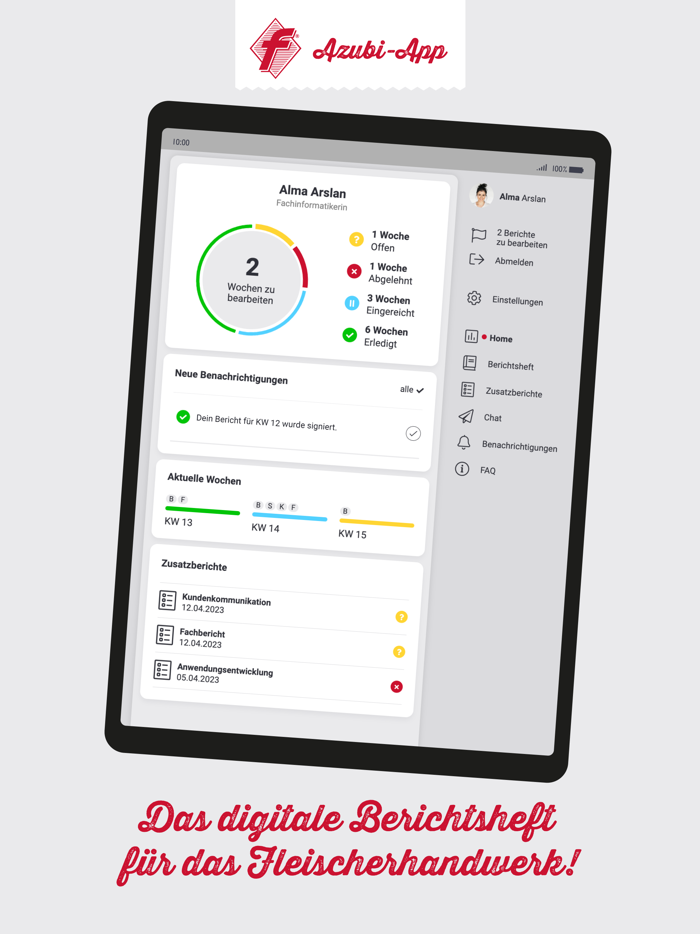 Azubi-App Fleischerhandwerk