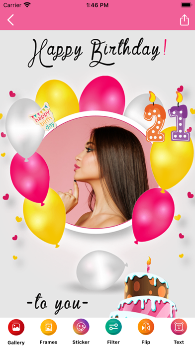 Birthday Photo Frames - WA Screenshot