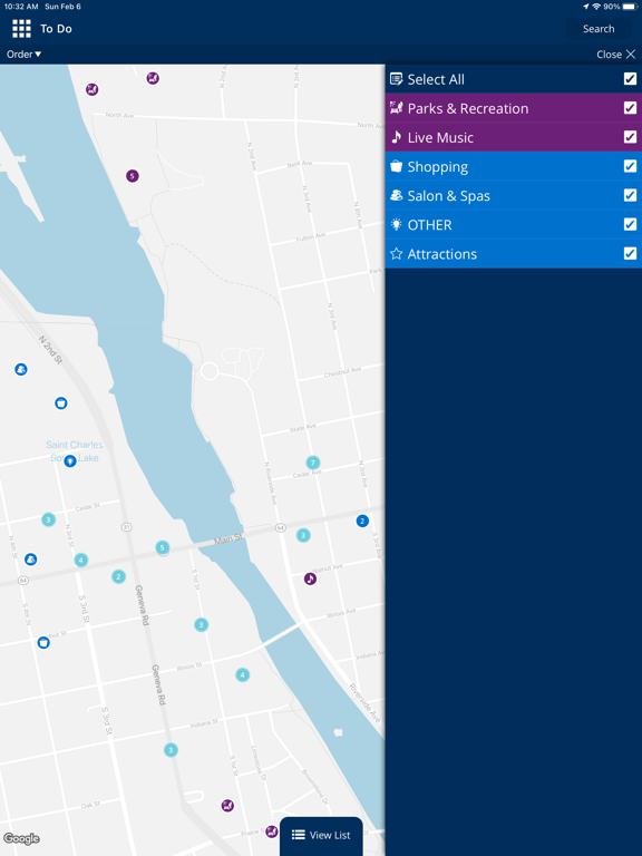 Travel St. Charles iPad screenshot 4 - Travel app