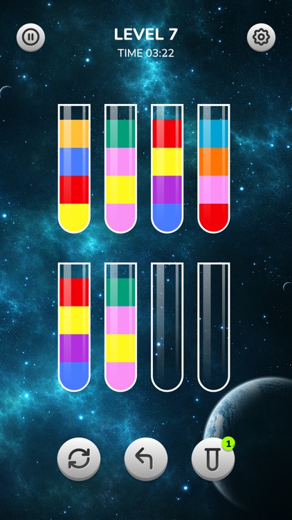 Color Water Sorting Game Tubes