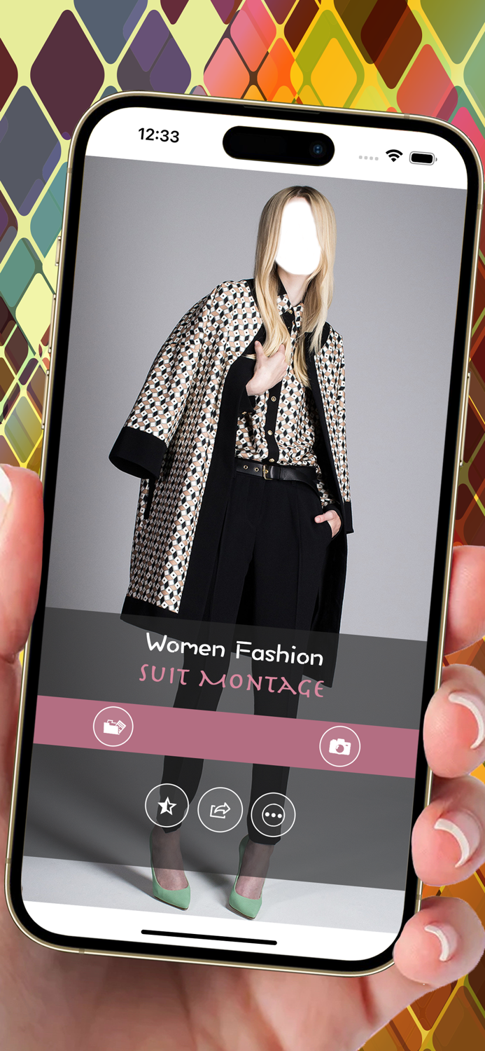 Women Fashion Suit Montage