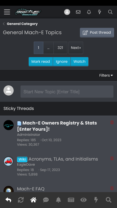 MachEforum Screenshot