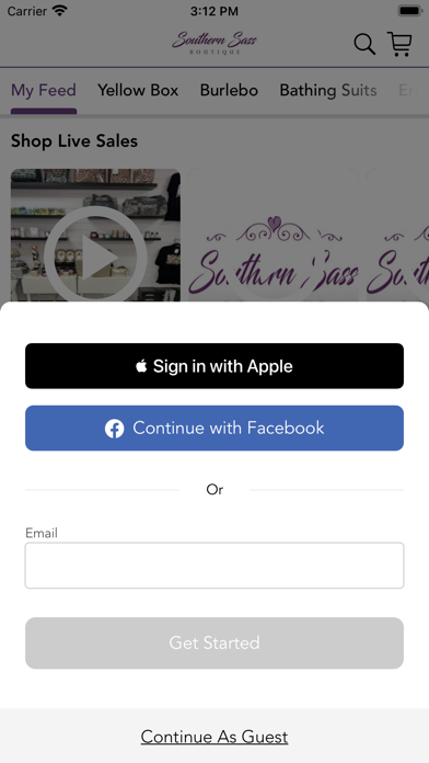 Shop Southern Sass Boutique Screenshot