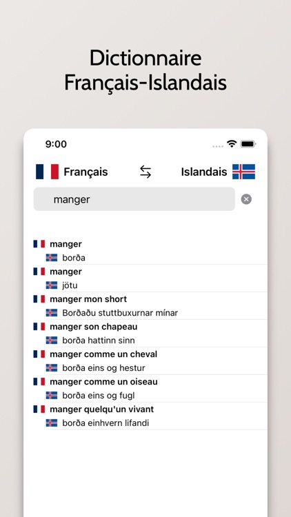 Islandais-Français