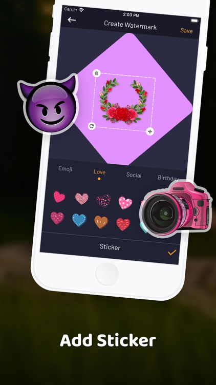 Auto Watermark & Sign on Photo