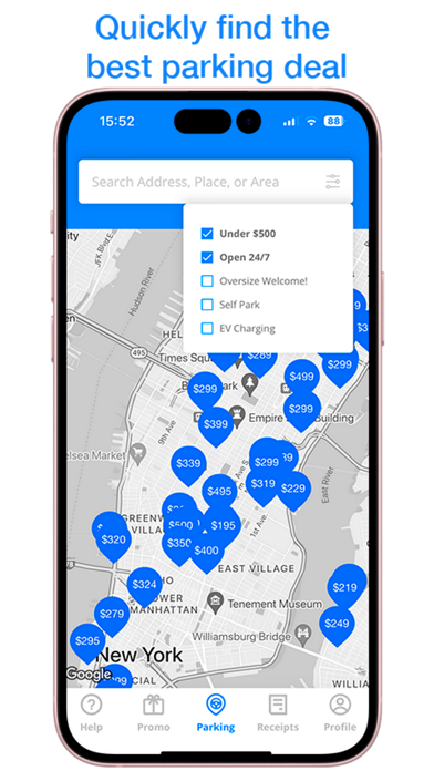 DropCar Parking NYC Screenshot