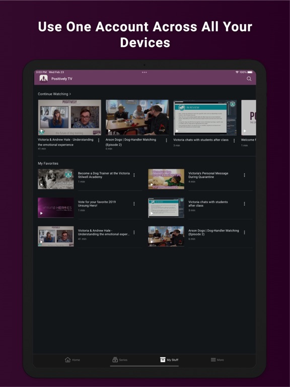 Positively TV iPad screenshot 6 - Education app