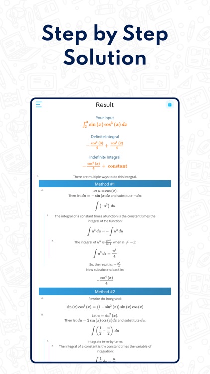 Integral Calculator with Steps screenshot-3