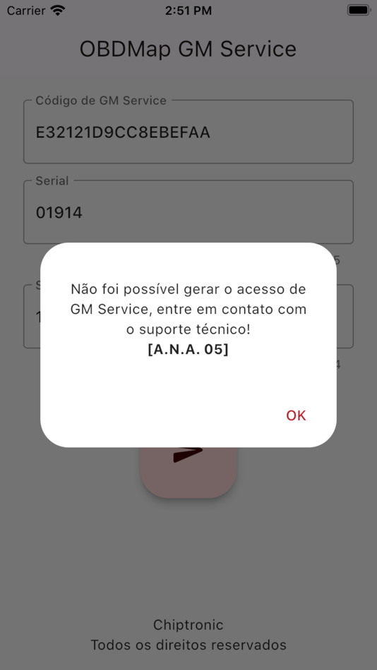 #3. OBDMap GM Service (iOS) 由: Chiptronic Eletronica do Brasil Ltda
