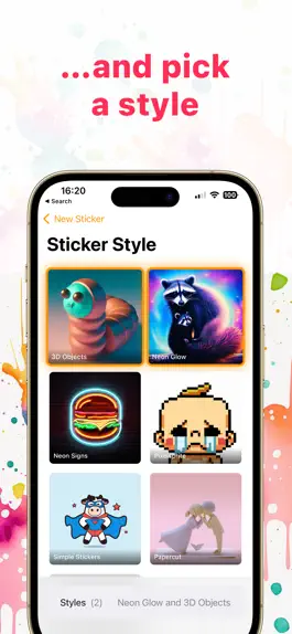 Game screenshot Magic Stickers - AI Art hack