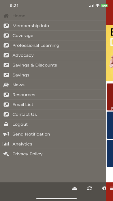 Professional Educators of TN Screenshot