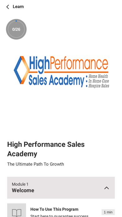 Home Care Sales Screenshot