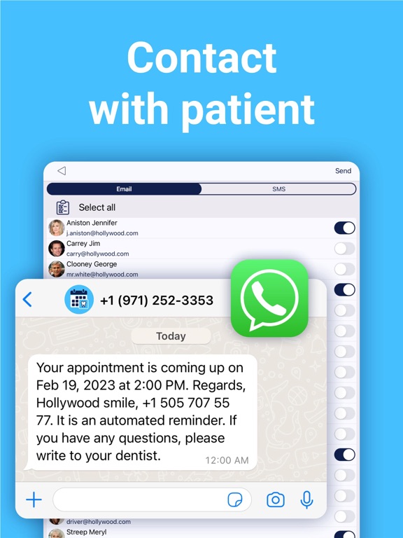 iDentist: dental clinic app iPad screenshot 4 - Productivity app