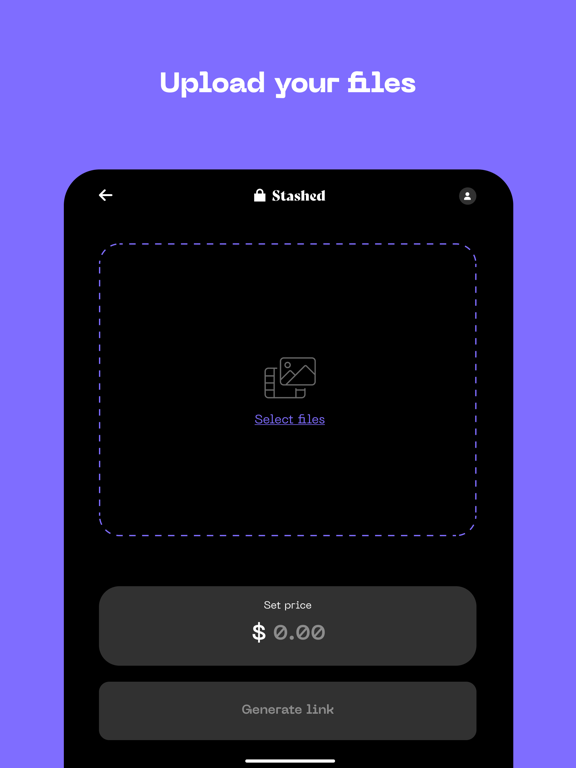 Stashed - Sell Private Files iPad screenshot 2 - Business app
