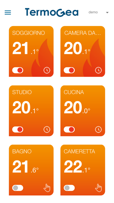 Termostato TermoGea Screenshot