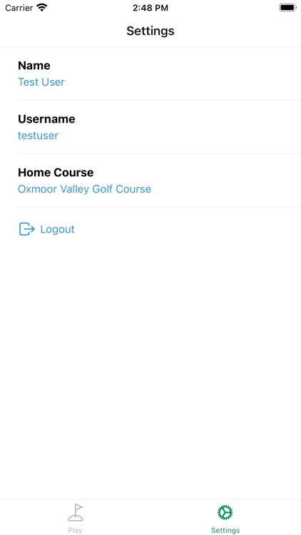 Leaderboard Golf App