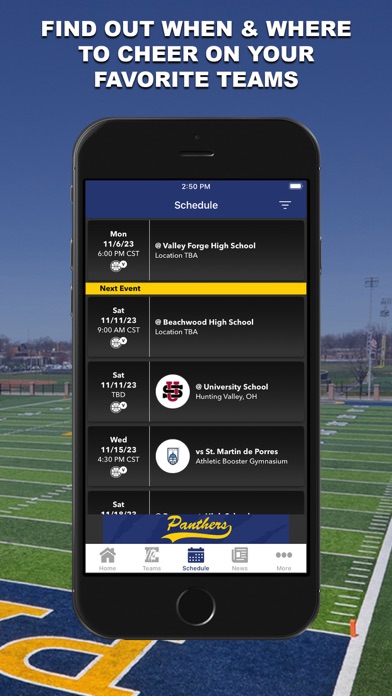 EUC Panthers Athletics Screenshot