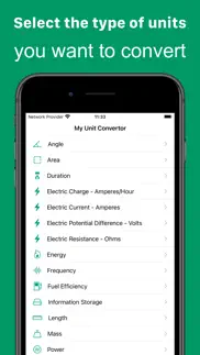 my units converter pro iphone screenshot 1