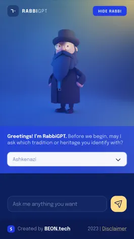 Game screenshot RabbiGPT apk