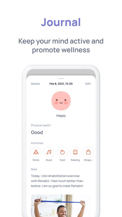 Rehabit: brain recovery habits Screenshot
