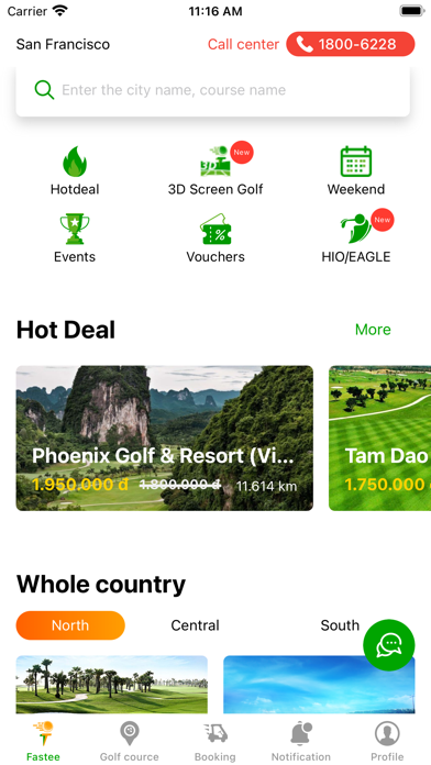 Fastee: Golf Tee Time Booking Screenshot