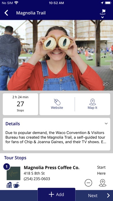 Visit Waco TX Screenshot