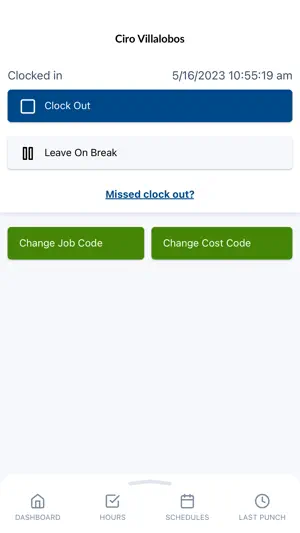 TimeClock Plus Clock screenshot 3