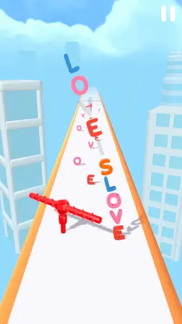 Game screenshot Letter Run 3D! apk