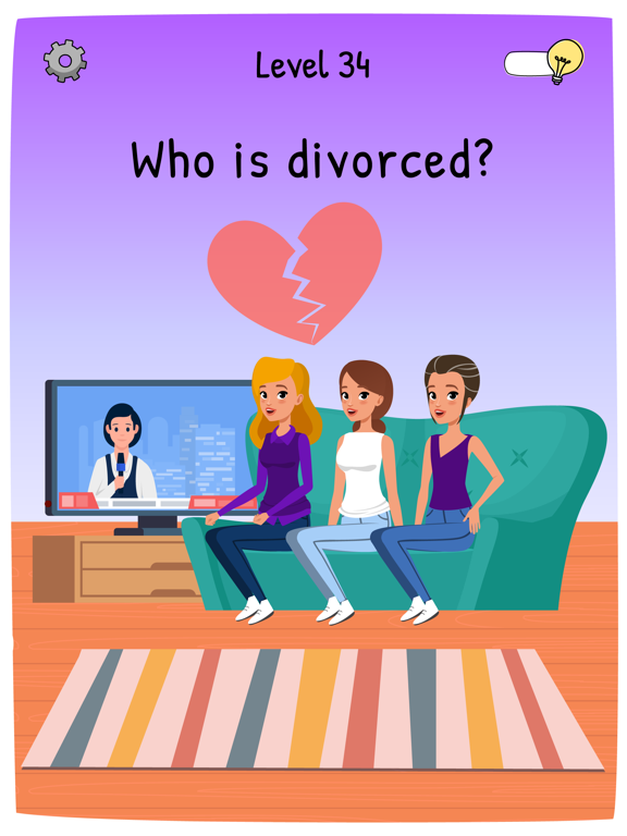 Who is? 2 Brain Puzzle & Chats iPad screenshot 9 - Games app