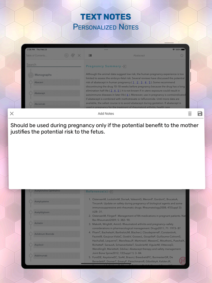 Drugs in Pregnancy Lactation