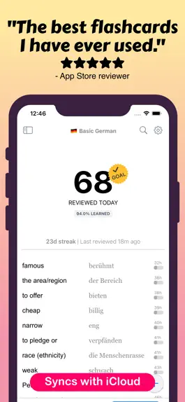 Game screenshot Fresh Cards - Flashcards mod apk