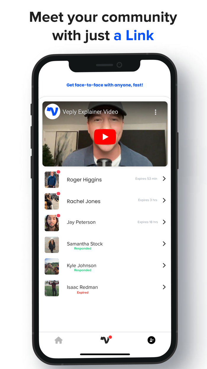 Veply Get face-to-face fast