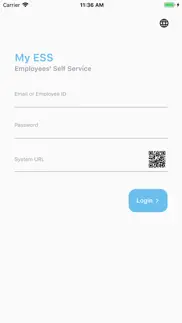 my ess employee self service iphone screenshot 1