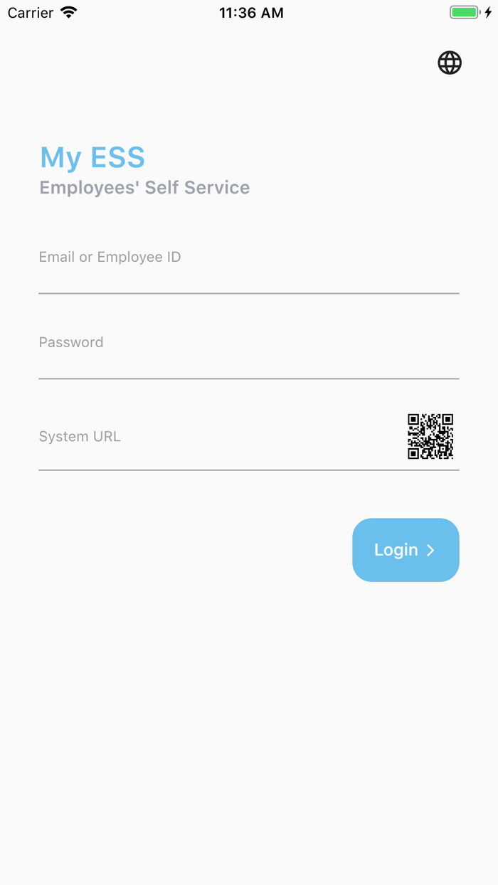 My ESS employee self service