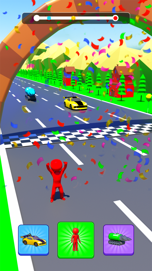 #3. Shape Shifting: Transform Race (iOS) Podle: Infinity Studio (PK)