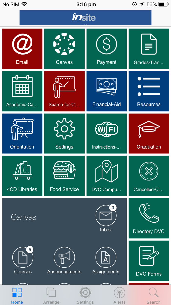 InSite for CCC DVC and LMC