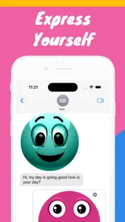 big emojis - funny stickers iphone screenshot 2