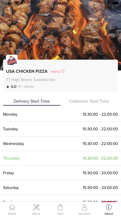 USA CHICKEN PIZZA Screenshot