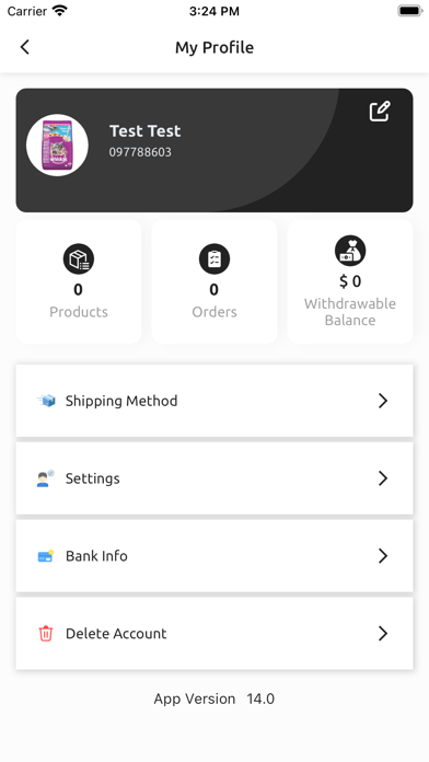Matazia Vendor App Screenshot