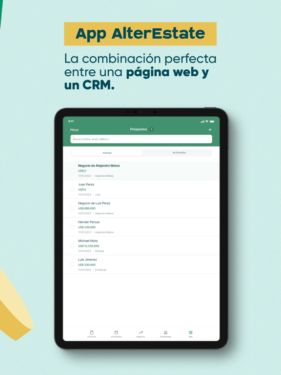 AlterEstate iPad screenshot 5 - Business app