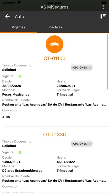 Aseguros Movil