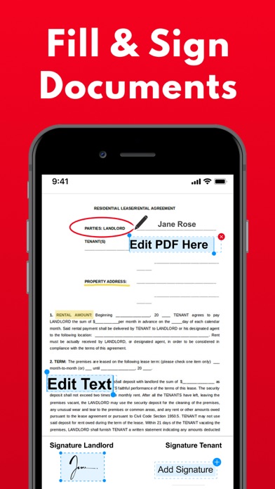 PDF Fill and Sign Documentsのおすすめ画像1