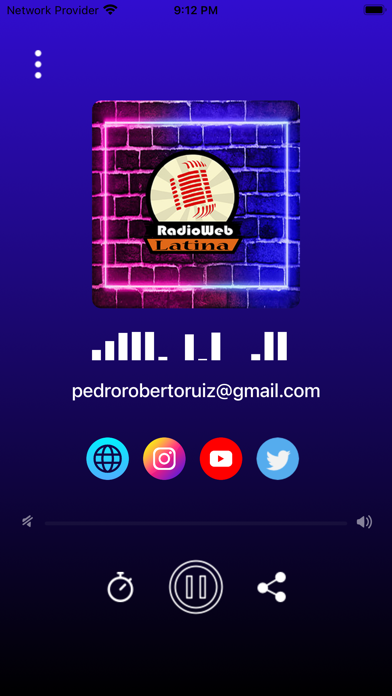 Radio Web Latina Screenshot