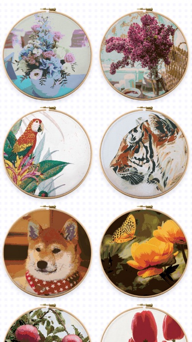 Cross Stitch Embroidery Art Screenshot