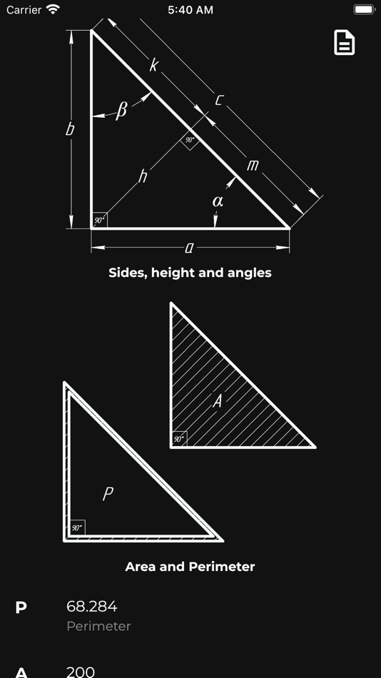 #6. Triangle Angles Calculator (iOS) Podle: Dmitriy Trofimov