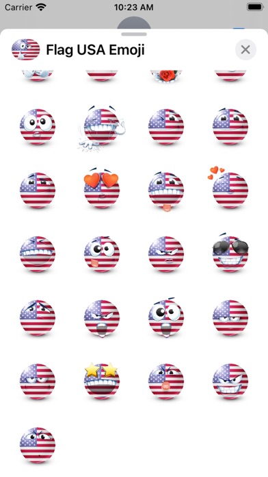 USA Flag Emoji Screenshot