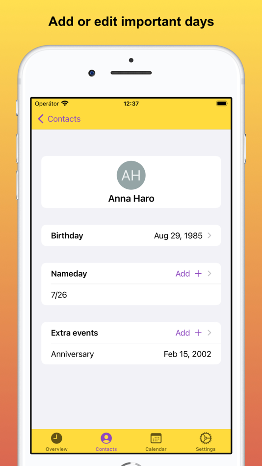 #5. iDays - Namedays & Birthdays (iOS) 由: Marian Vinicay