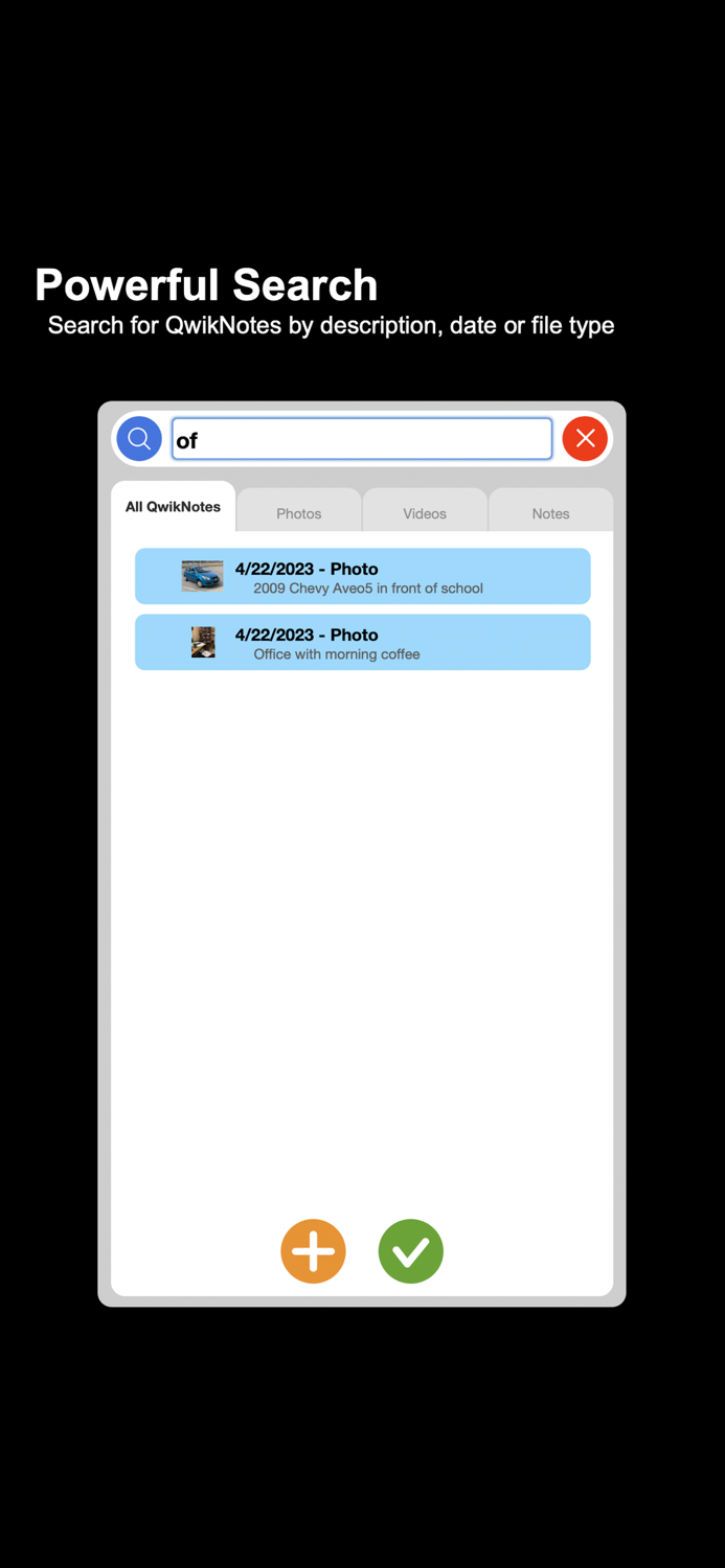 QwikNotes for iPhone