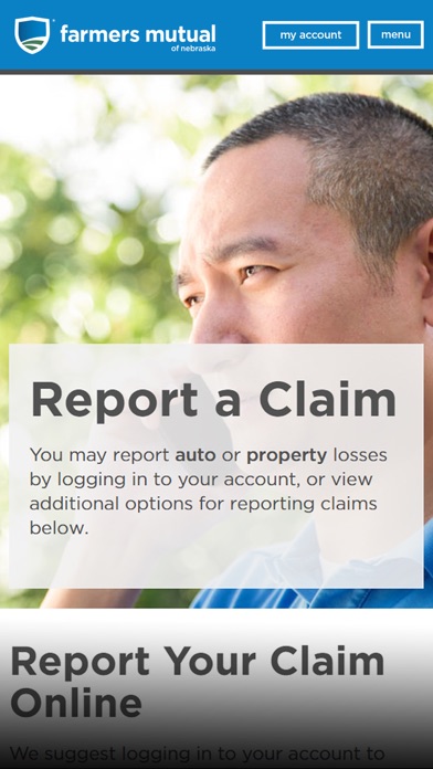 Farmers Mutual of Nebraska Screenshot