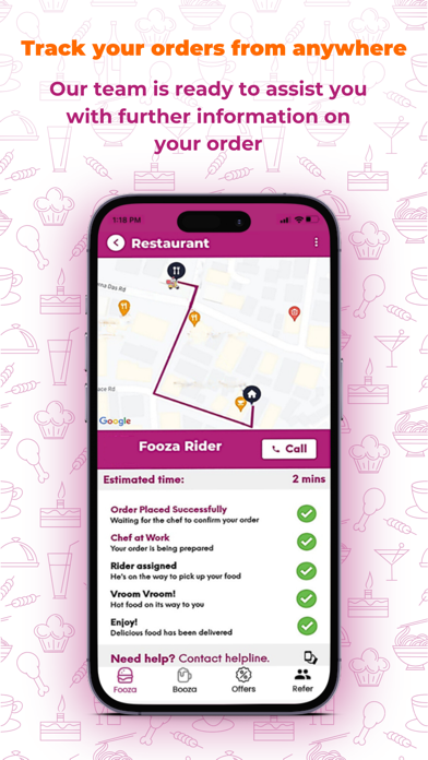 Screenshot #3 pour Fooza: Food & Drinks Delivery